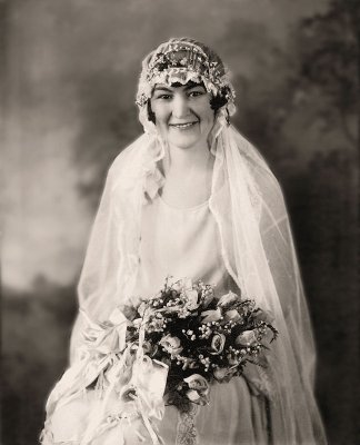 Grandma's Bridal Photo c. 1928