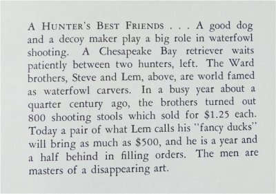 Text for picture in one of Aubrey Bodine's Books.  He took all these wonderful B&W pictures for the Baltimore Sun.