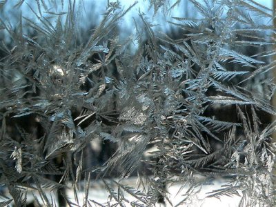 Frost on Window
below zero F
