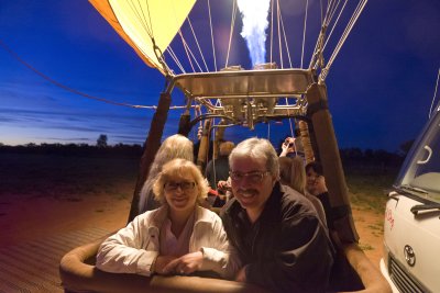 Sunrise Ballon Ride, Alice Springs, Australia - March, 2012