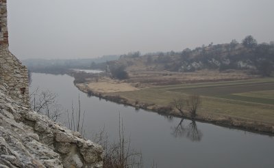 view from Abbey on Vistula river