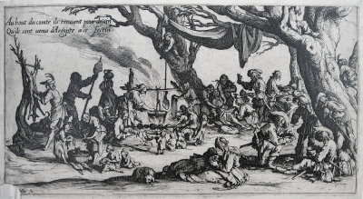 The travelling Gypsies: the camp