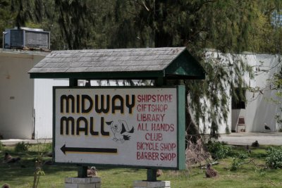 Most of Midway's buildings were built in the 50's