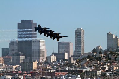 Blue Angels over SF