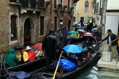 Rain or shine the gondola's operate