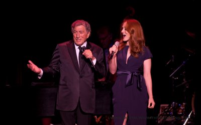 Tony Bennett with his daughter Antonia