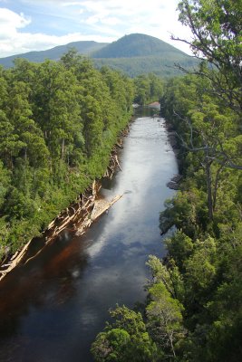 Huon River from the Airwalk