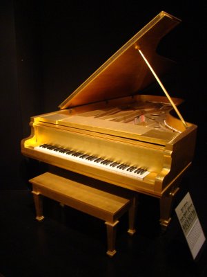Gold Plated Piano