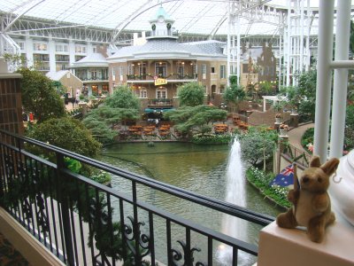 Relaxing at the Gaylord Opryland Resort