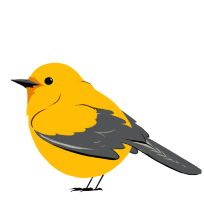 Bird Design (Prothonotary Warbler) for iPhone/iPad Game 