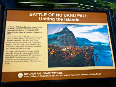 Battle of Nu'uanu Pali(Oahu)