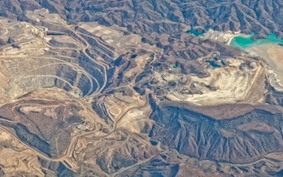 Open Pit Mine Arizona (Closer View)