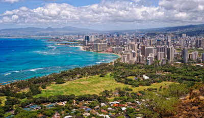 Kapi'olani Park and Waikiki