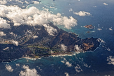 Makapu'u Point (easternmost point of Oahu) and Rabbit (Manana) Island