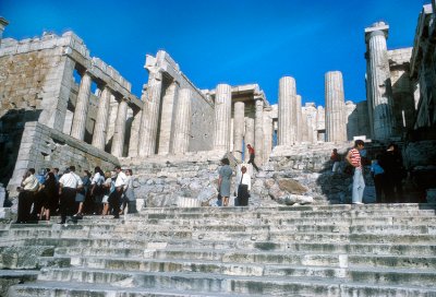 The Great Staircase - leading to entrance of the Acropolis