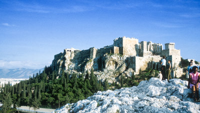 The Acropolis from Areopagus (Mars Hill)