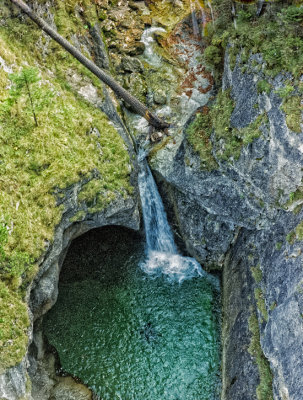 Pollt River Gorge Waterfall