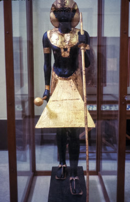 One of Tut-Ankh-Amens (King Tut) overseers (left leg forward means statue was made when still alive).