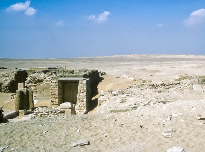 Tomb of Ti  a Mastaba ( a flat topped tomb) of a royal overseer