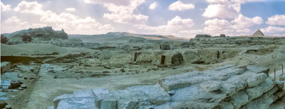 Large number of Mastabas near Giza