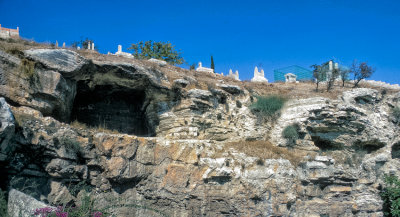 Golgotha  near tomb  Crucifixion John 19: 17-18