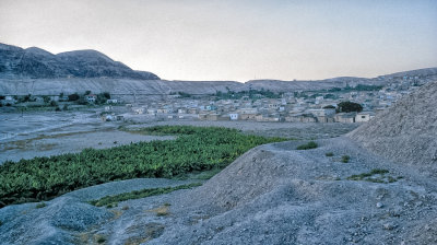 Mount of Temptation in distance (left)