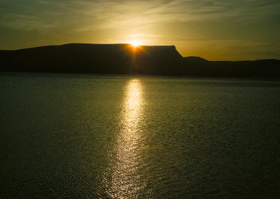 Sunset on the Sea of Galilee