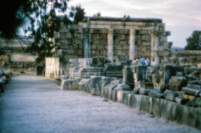 Capernaum  Excavation of Synagogue Jesus visited many times