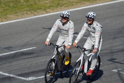 Rosberg + schumacher