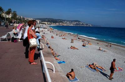the Beach in Nice
