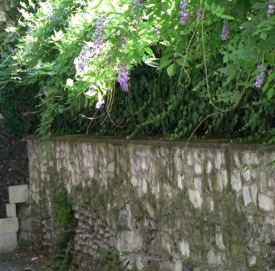 garden wall at St Bartholomew