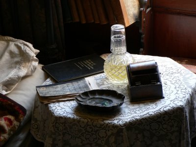 Sherlock Holmes's bedside table