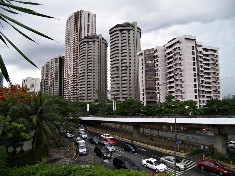 Ayala Ave, just before EDSA.