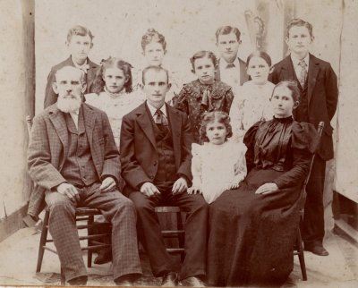 Edwin Ruthven Bullard Family 1898 Photo