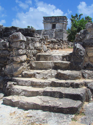 Un escalier  Tulum