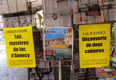 Annecy, la venise des alpes ou le mystre des deux cadavres