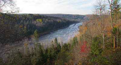 la riviere Chaudire aux rapides du Diable