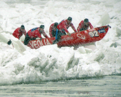 Volia parmi les glaces