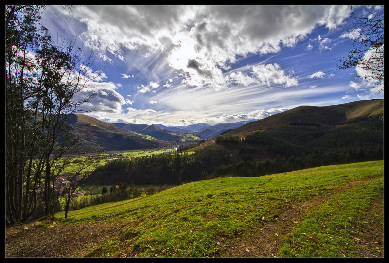 View over the Valley of Caburniga