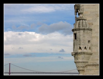 Tower of Belem - 25th of April Bridge