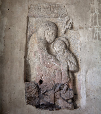 Saxon wall sculpture Inglesham Church