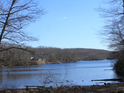 from Lake Kanawauke Parking  on Rt 106 to just past Little Long Pond