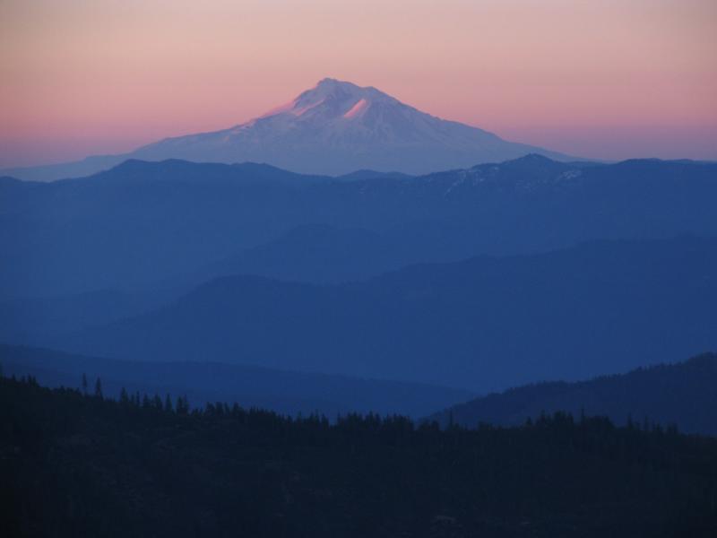 Mt Shasta from the Red Buttes