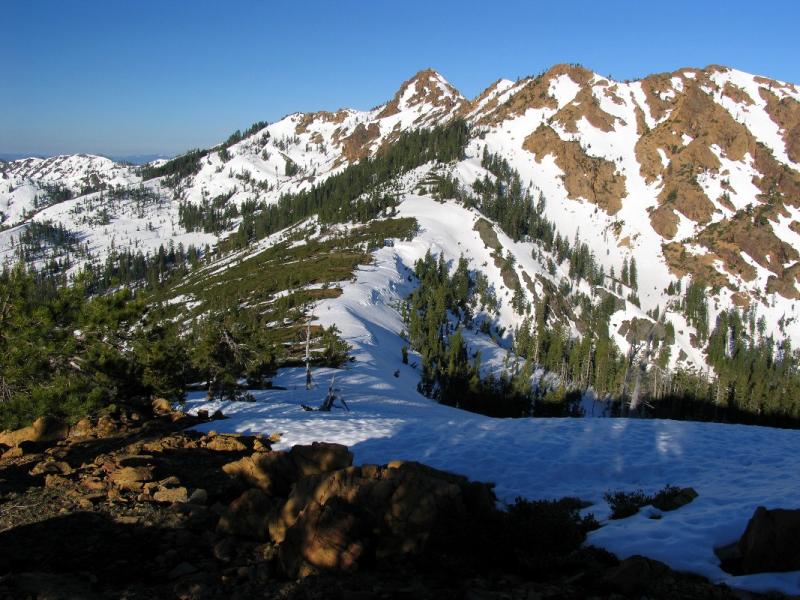 Echo Lake pass on the Pacific Crest Trail