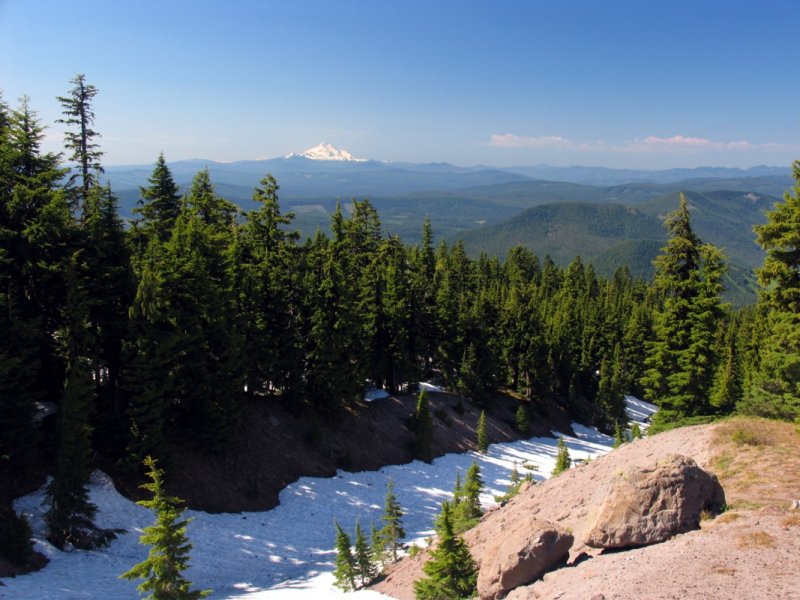 Mt Jefferson in the distance