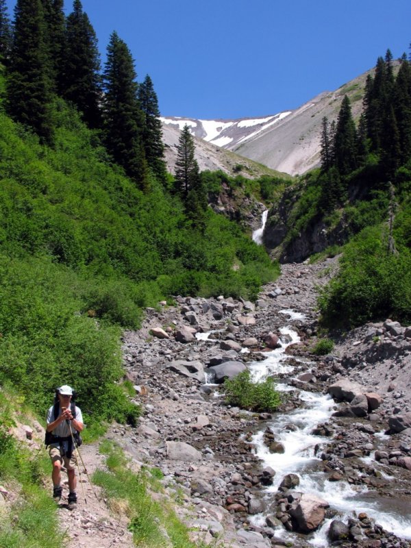 BillS on the PCT in Zigzag canyon