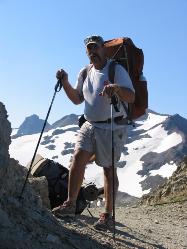 Monte Dodge and his Colin Fletcher Trailwise pack