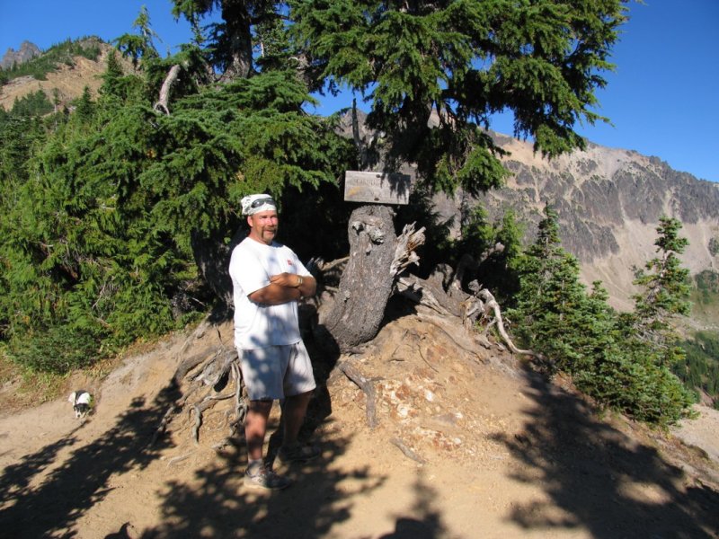 Monte Dodge on Cispus Pass in 2006