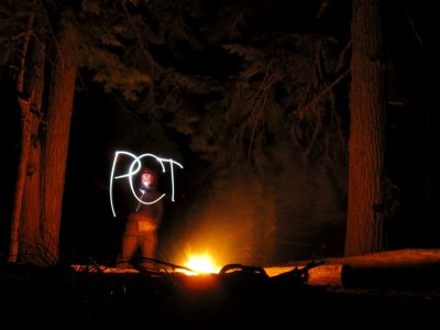 My last campfire at Upper Twin Lake-Mt Hood