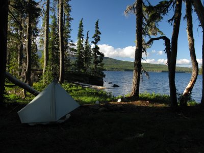 My camp at Summit Lake